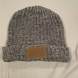 Ivory Ella gray beanie